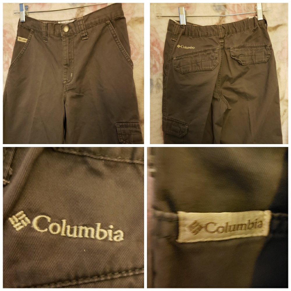 Boy's Size 10 Columbia Cargo Pants Adjustable Wais